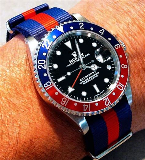 nato cinturino rolex gmt 2|rolex gmt master 2 strap.